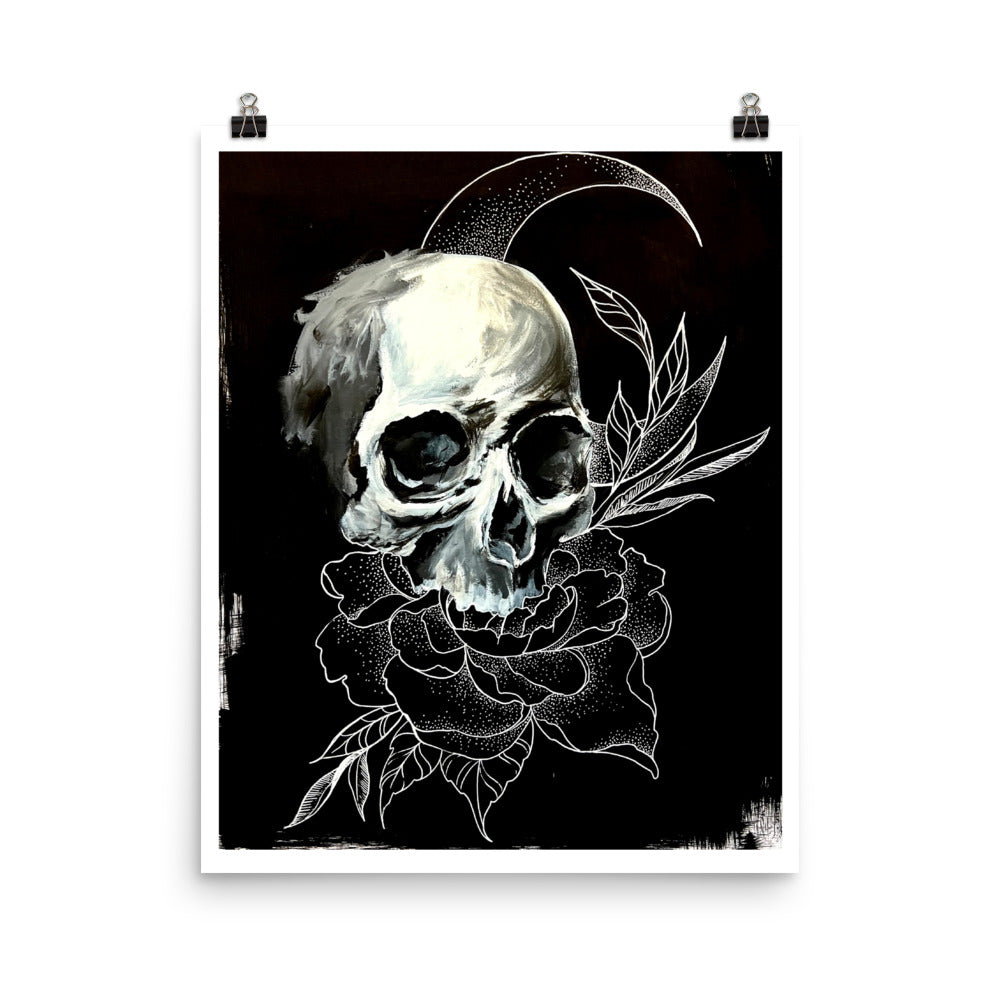 Skullflower Print