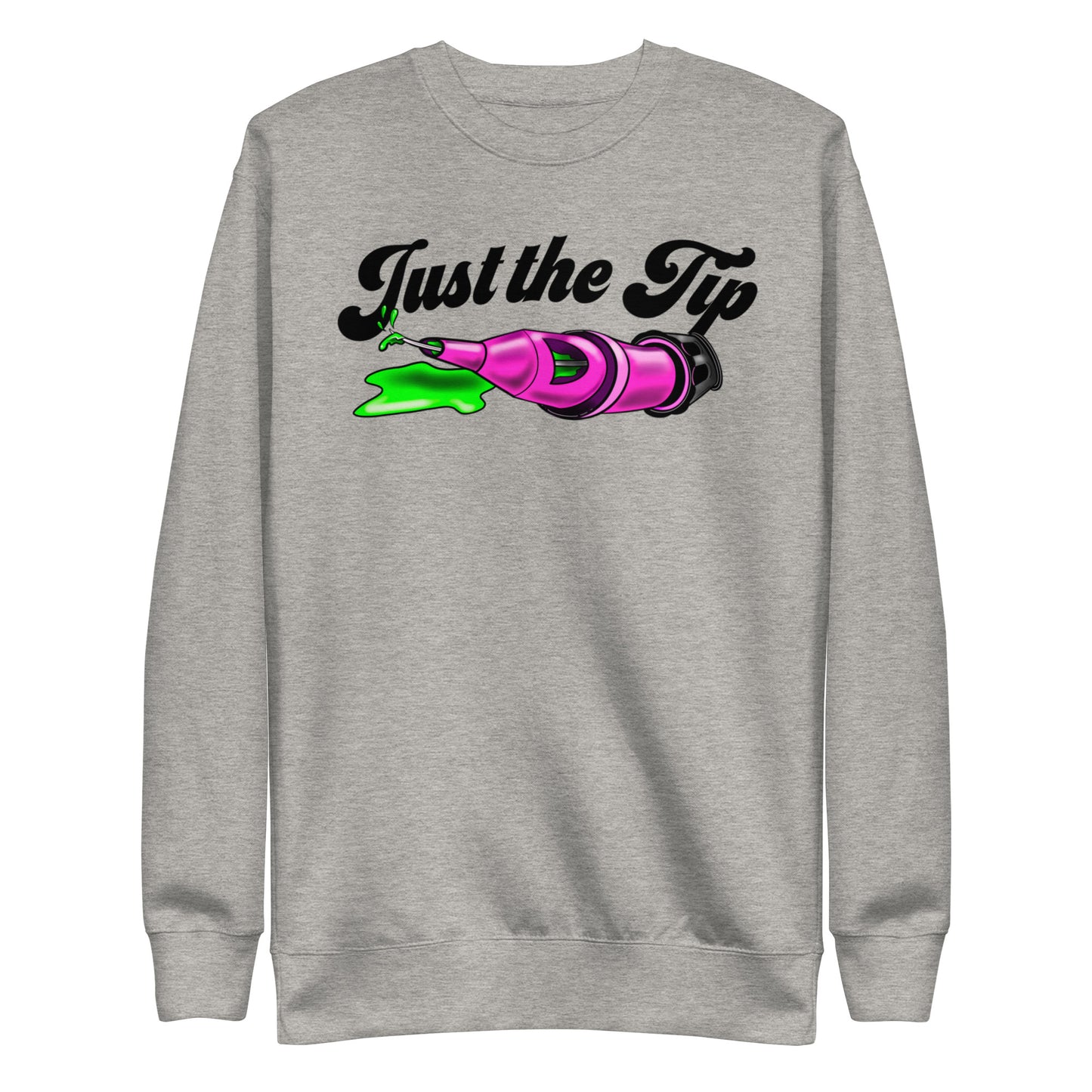 Unisex Premium Sweatshirt- Just the Tip & Logo