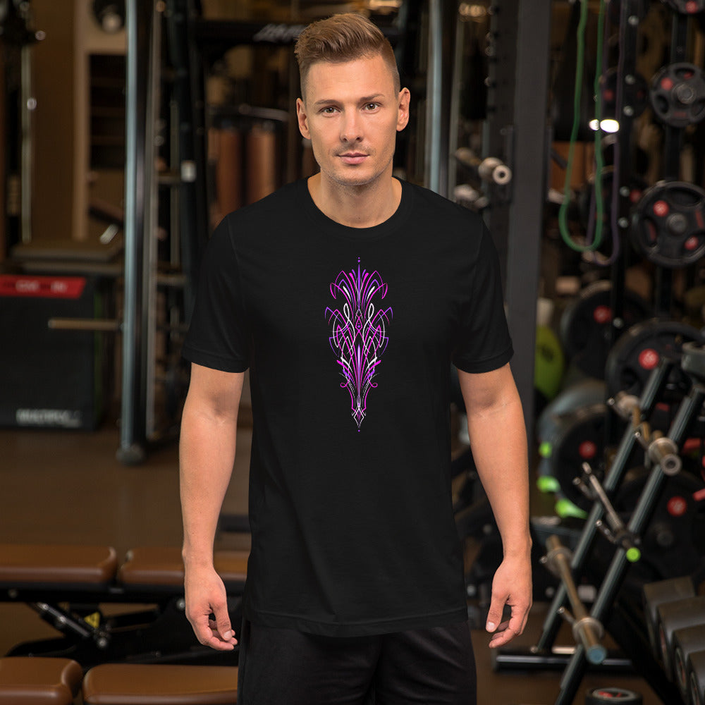 Unisex t-shirt- Updated Logo & custom Pinstriping design