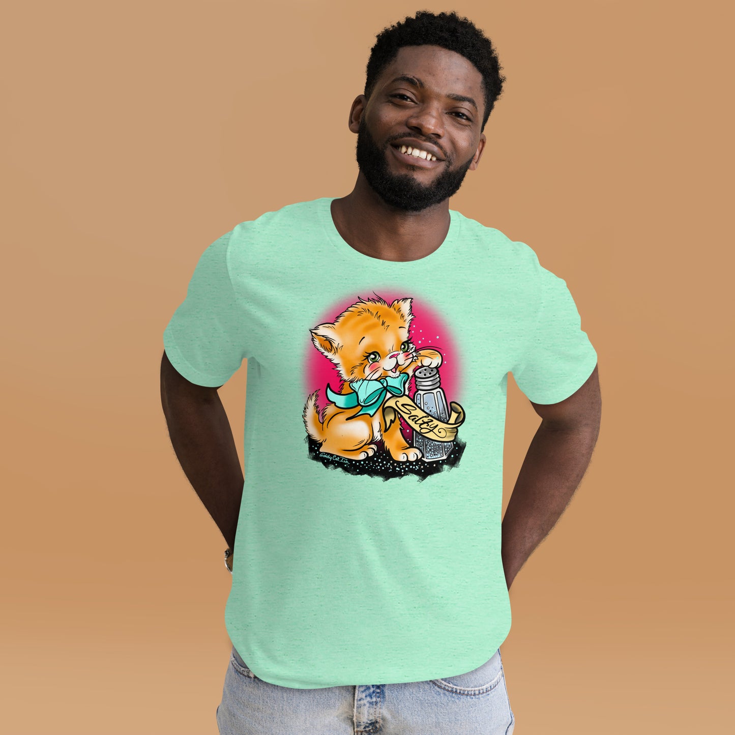 Unisex t-shirt- Salty Kitten