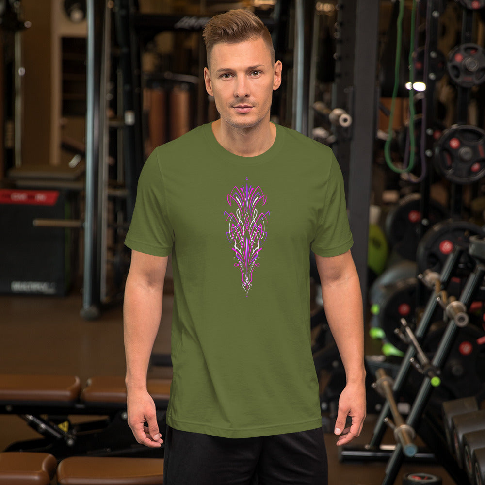 Unisex t-shirt- Updated Logo & custom Pinstriping design