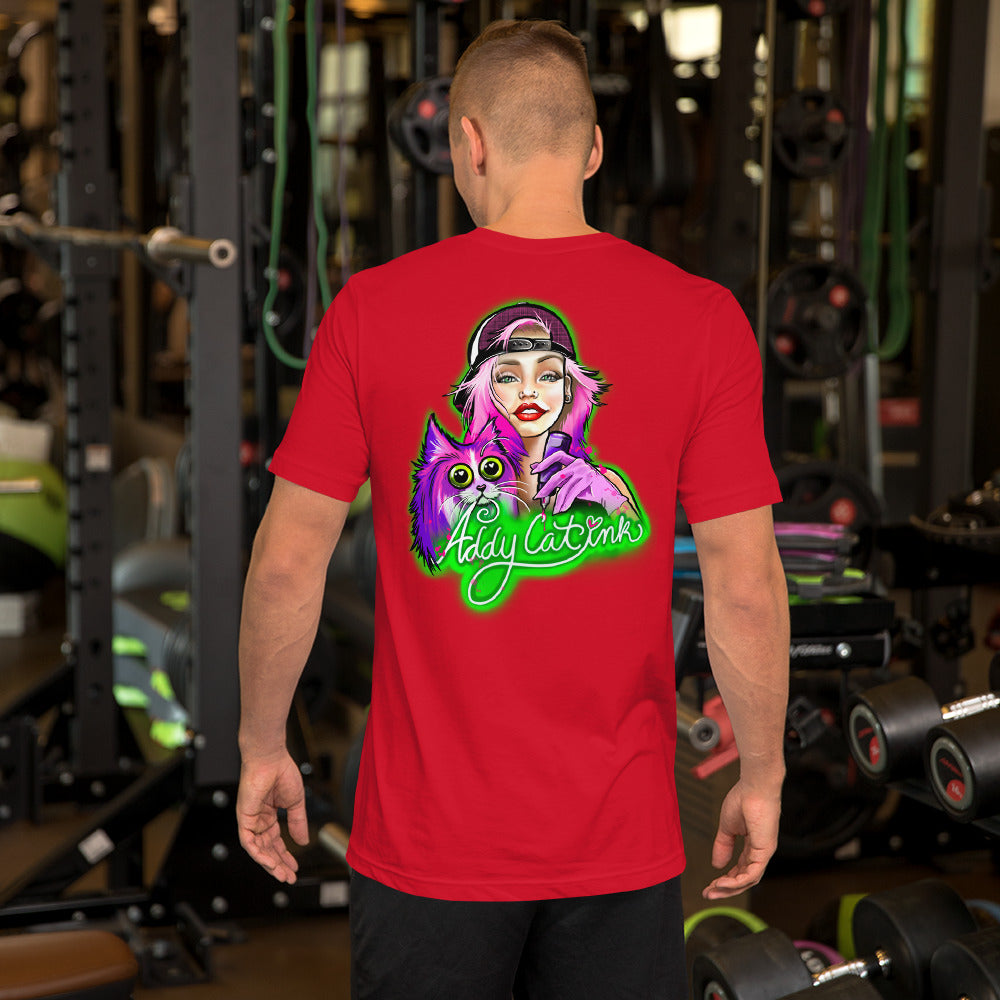 Unisex t-shirt- Updated Logo & custom Pinstriping design